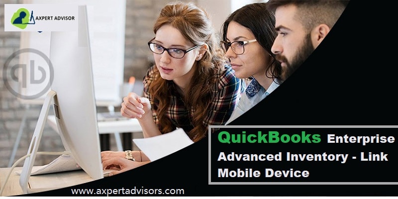 Advanced inventory link for Quickbooks Enterprise on a mobile device